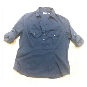 NY&CO Navy Blue Blouse